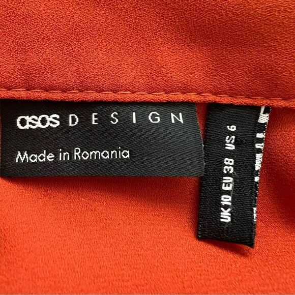 ASOS Design Button Up Long Sleeve Shirt size 6 - Picture 5 of 10